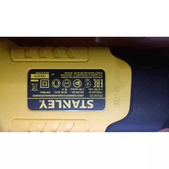 Угловая шлифмашина Stanley STGS9125, изображение 10