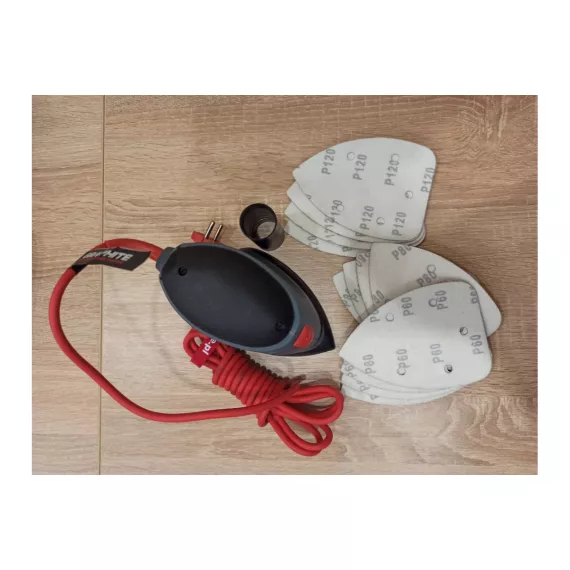 Вибрационная шлифовальная машина GRAPHITE delta 105 Вт, подошва 140x140x97мм 59G335, изображение 12