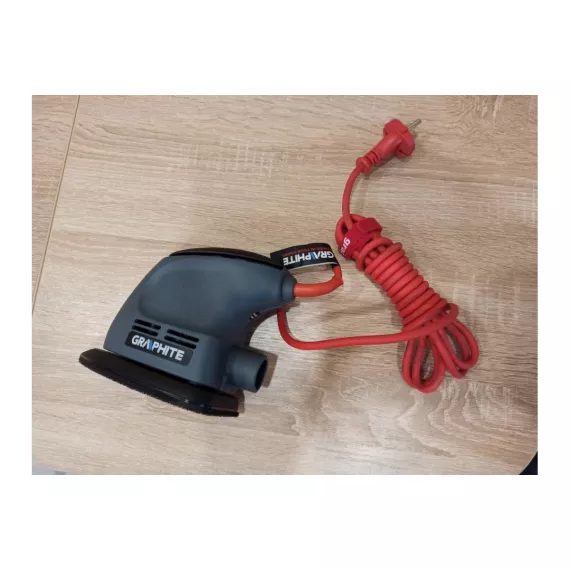 Вибрационная шлифовальная машина GRAPHITE delta 105 Вт, подошва 140x140x97мм 59G335, изображение 13
