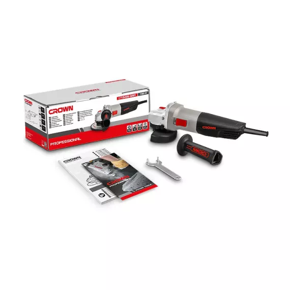 Углошлифовальная машина CROWN CT13499-125, изображение 3