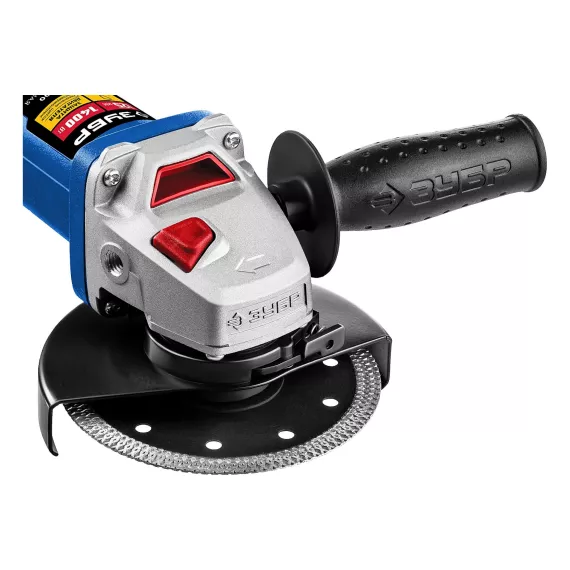 Угловая шлифовальная машинка ЗУБР УШМ-П125-1400 ПСТ, изображение 5