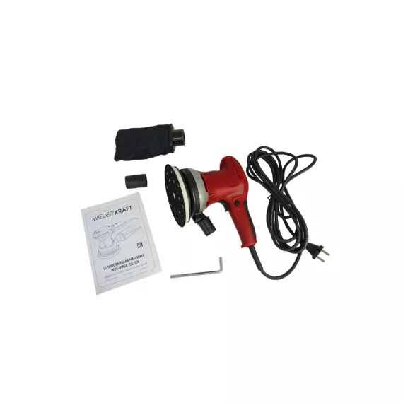 Орбитальная шлифовальная машина WIEDERKRAFT WDK-VIPER 153, изображение 9