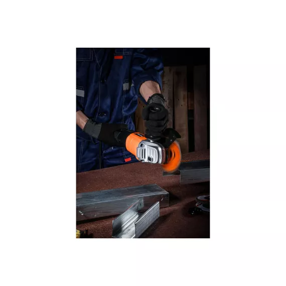 Шлифовальная угловая машина ЕРМАК УШМ-125/1100 с регулировкой оборотов 699-006, изображение 7