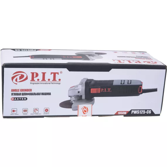 Угловая шлифмашина P.I.T. МАСТЕР PWS125-C6, изображение 6