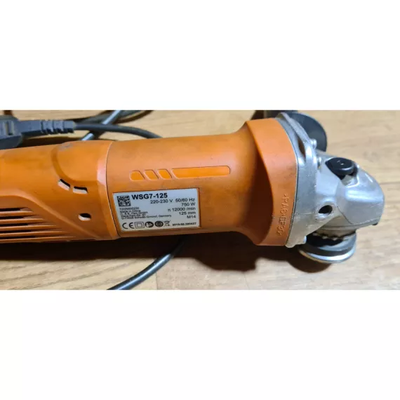 Компактная угловая шлифовальная машина Fein WSG 7-125 72226560000, изображение 6