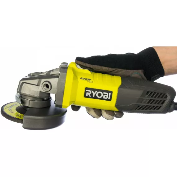 Угловая шлифмашина Ryobi RAG800-115G 5133002518, изображение 5