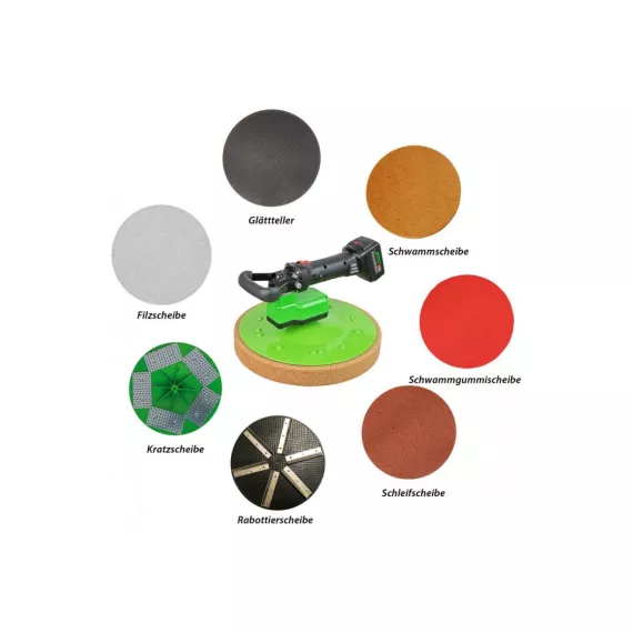 Аккумуляторная машина для выравнивания штукатурки EIBENSTOCK EPG 400 A 065A1000, изображение 2