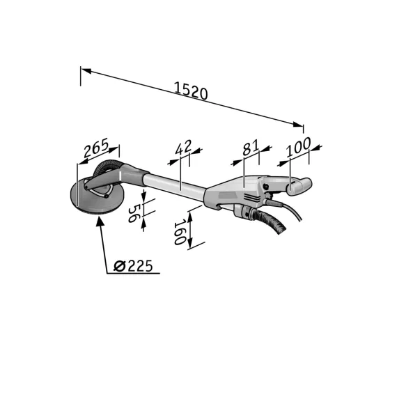 Шлифовальная машина для стен и потолков FLEX Giraffe GE 5 405884, изображение 9