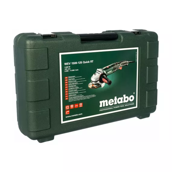 Угловая шлифмашина Metabo WEV 1500-125 Quick RT 601243500, изображение 6