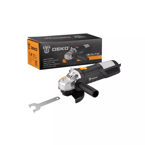 Углошлифовальная машина DEKO DKAG750 063-4164, изображение 3