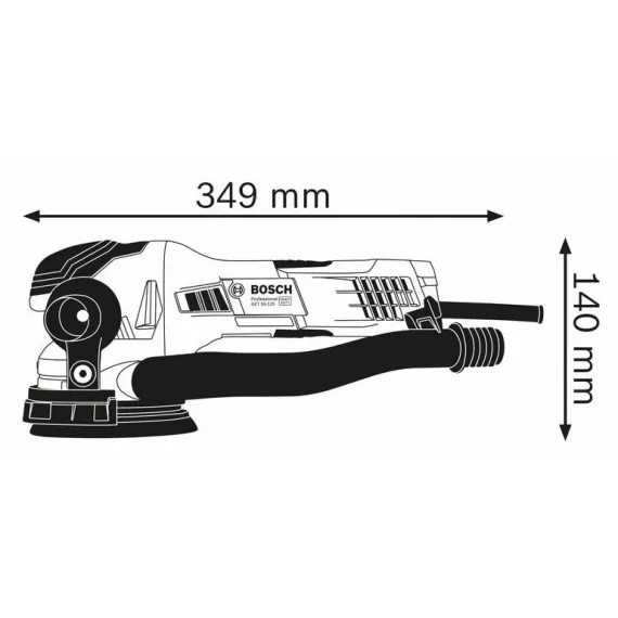 Эксцентриковая шлифмашина Bosch GET 55-125 0601257000, изображение 4