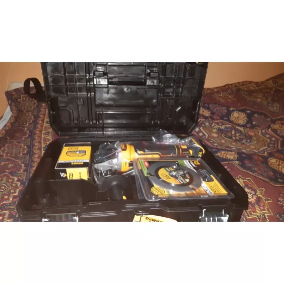 Бесщеточная угловая шлифмашина DEWALT DCG405NT, изображение 196