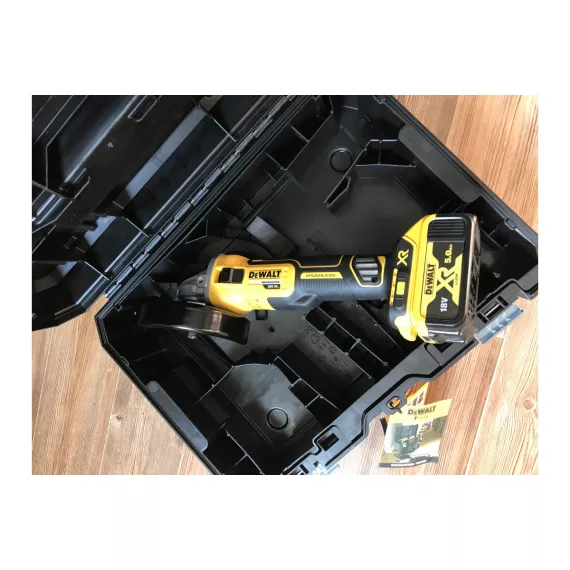 Бесщеточная угловая шлифмашина DEWALT DCG405NT, изображение 66