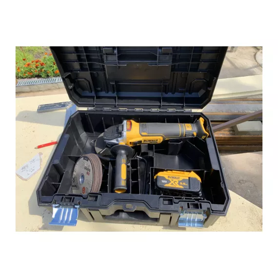 Бесщеточная угловая шлифмашина DEWALT DCG405NT, изображение 162