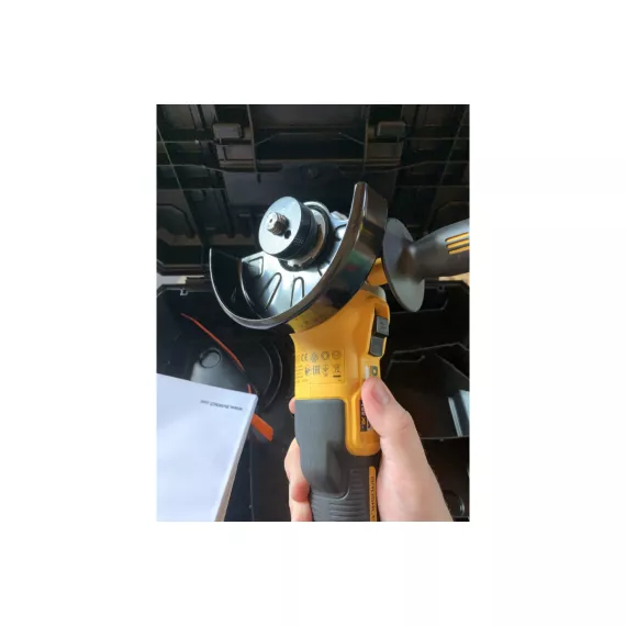 Бесщеточная угловая шлифмашина DEWALT DCG405NT, изображение 52