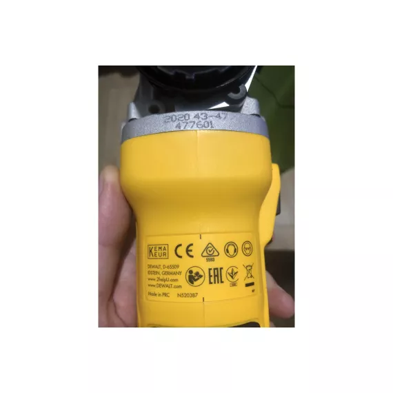 Бесщеточная угловая шлифмашина DEWALT DCG405NT, изображение 112