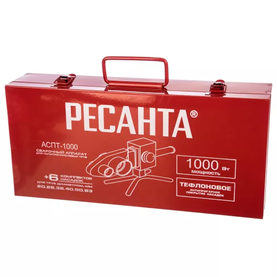 Аппарат для сварки ПВХ труб Ресанта АСПТ-1000 65/54, изображение 5