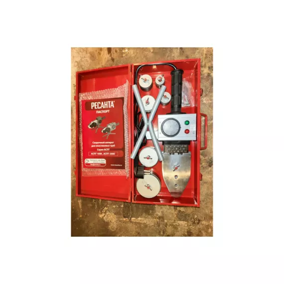 Аппарат для сварки ПВХ труб Ресанта АСПТ-1000 65/54, изображение 16