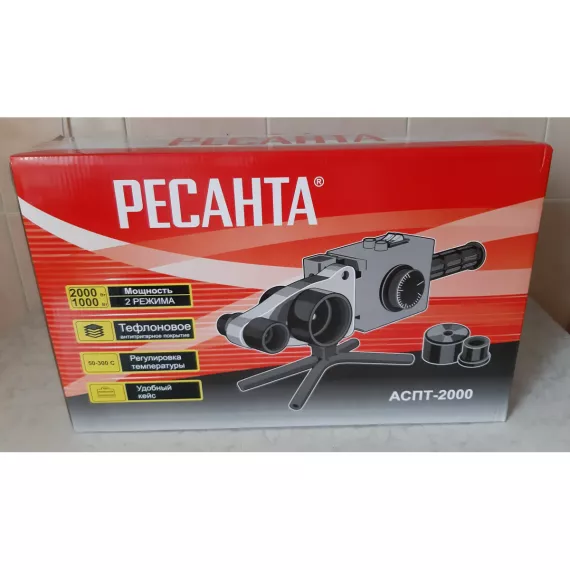 Аппарат для сварки ПВХ труб Ресанта АСПТ-2000 65/55, изображение 14