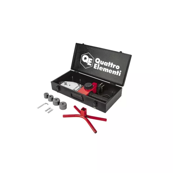 Сварочный аппарат для пластиковых труб QUATTRO ELEMENTI ST-1100 1100 Вт, насадки 20-40 мм, кейс 793-336, изображение 4