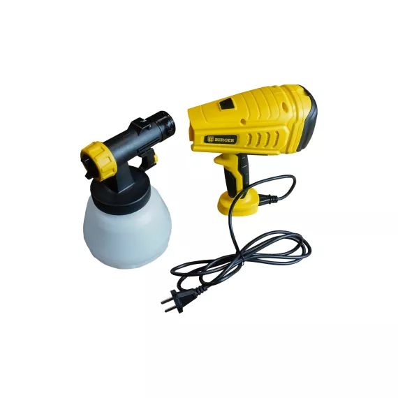 Электрический универсальный краскопульт BERGER Малер 550 ВТ, 1.2 л/мин BG1413, изображение 4