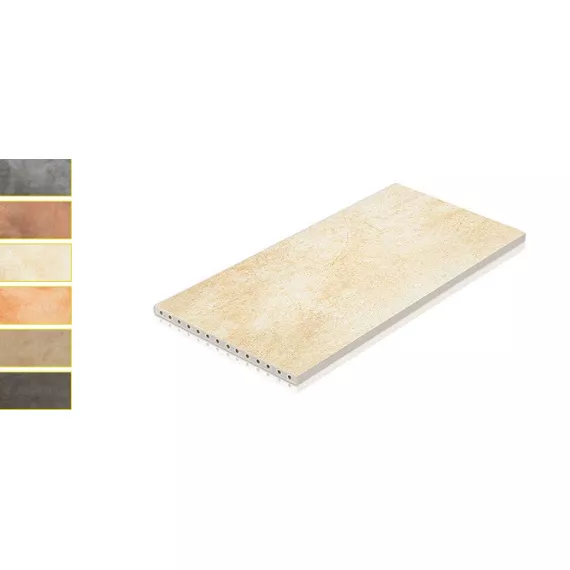 Клинкерная террасная плита Stroher Keraelement TerioTec X 635 gari 794х394х20, изображение 3