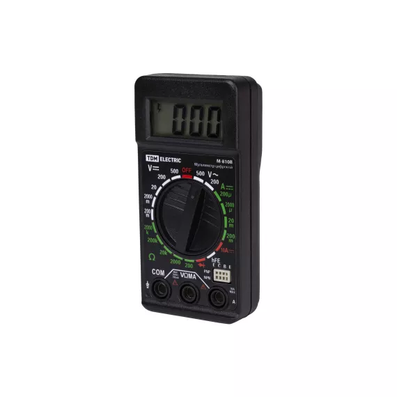 Цифровой мультиметр TDM МастерЭлектрик М-810В SQ1005-0009, изображение 2