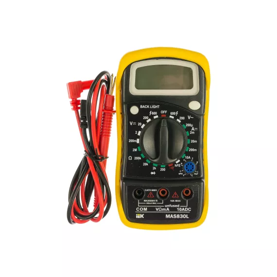 Цифровой мультиметр IEK Master MAS830L 3669447, изображение 2
