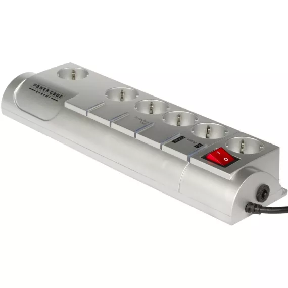 Сетевой фильтр 3м 5+1 метал. Power Cube Garant SIS-10, изображение 2