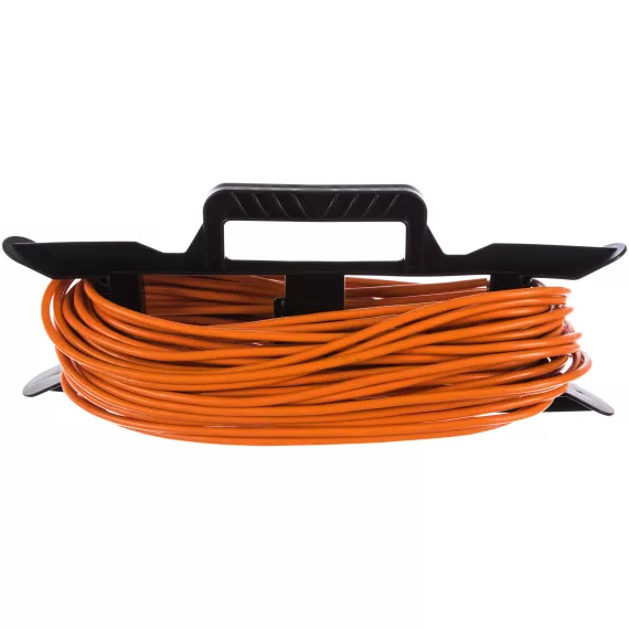 Силовой удлинитель на рамке ПВС 2х0.75 30 м GLANZEN ER-30-001 00012300, изображение 2