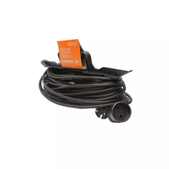 Удлинитель Радист РС16 рамка 6А 1 гнездо 2*0,75 30м чёрный 105, изображение 2