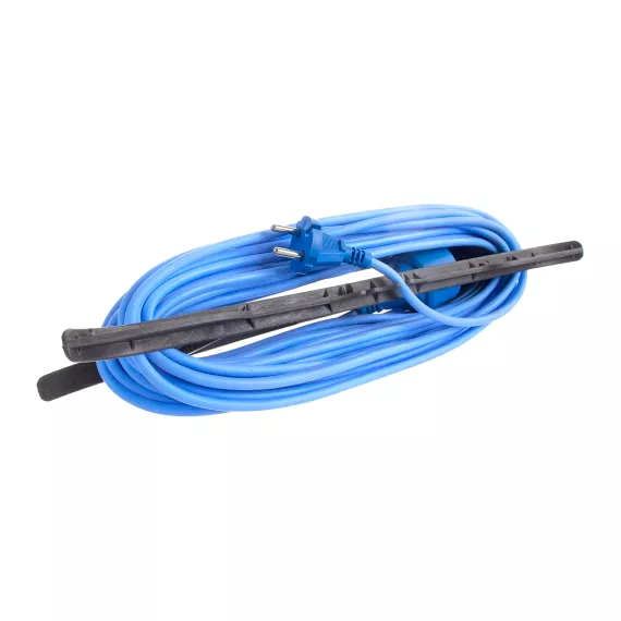 Морозостойкий шнур-удлинитель на рамке 10А 1роз. синий, 20м Power Cube PC-L1-F-20-R, изображение 2