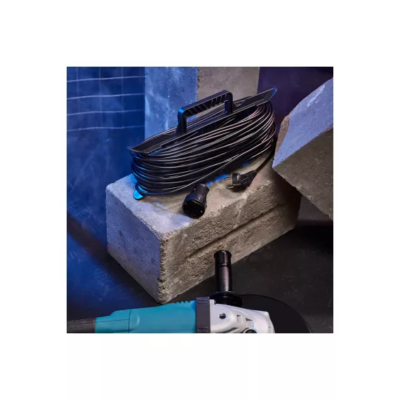 Удлинитель на рамке Rexant 50м, 1 розетка, 3х0.75, с заземлением, черный 11-5350, изображение 2