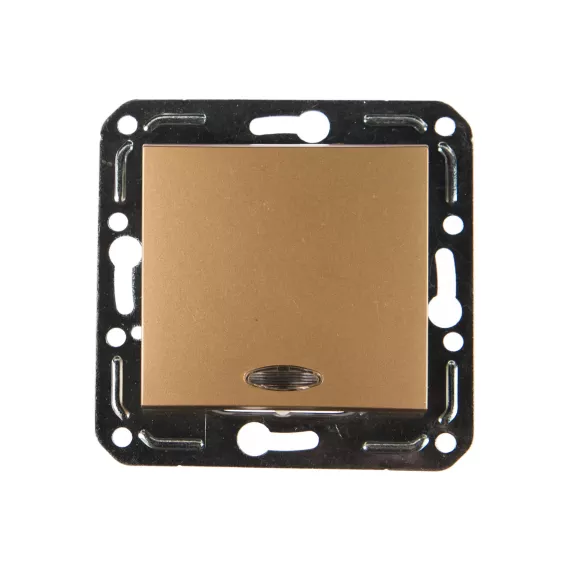 Бытовой выключатель с индикатором Volsten V01-16-V12-M Magenta Dorado, 10049, изображение 2