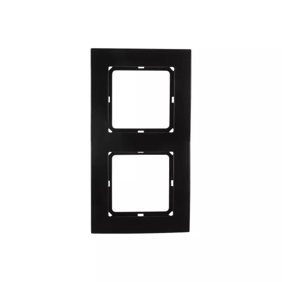 Рамка duwi на 2 поста серия Palazzo, черный 26509 2, изображение 2