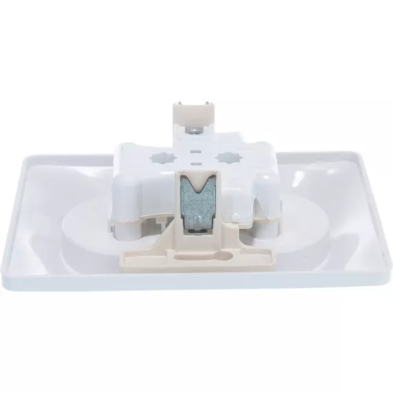 Розетка Schneider Electric 2-м GLOSSA без заземления, белая SchE GSL000120, изображение 2