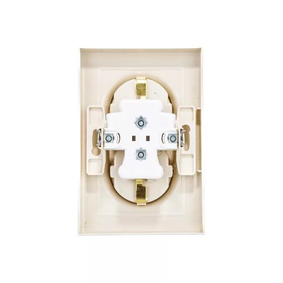 Двойная розетка Schneider Electric ATLASDESIGN с заземлением, 16А, БЕЖЕВЫЙ ATN000224, изображение 2