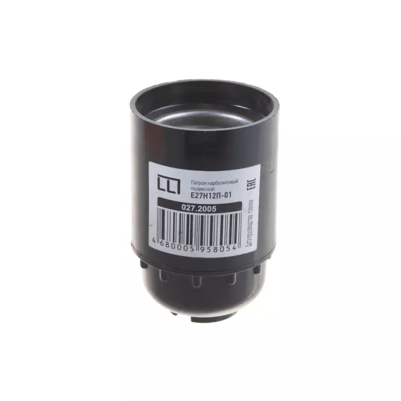 Патрон LLT Е27Н12П-01 Е27 карболитовый подвесной 4680005958054, изображение 2