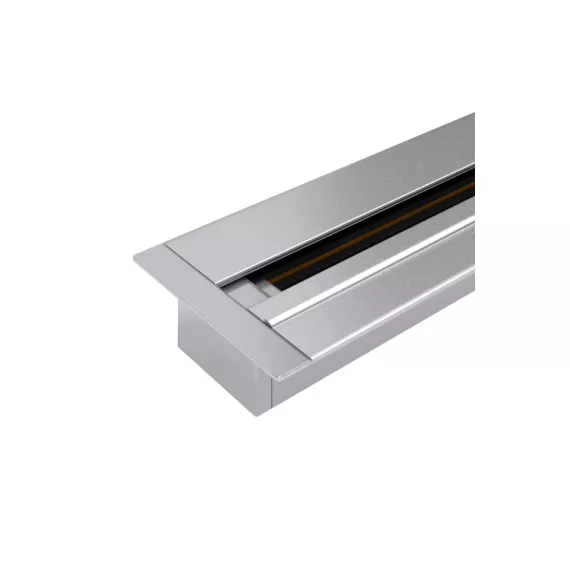 Встраиваемый электрический шинопровод для светильников Elektrostandard TRLM-1-100-CH однофазный серебристый 1м a050160