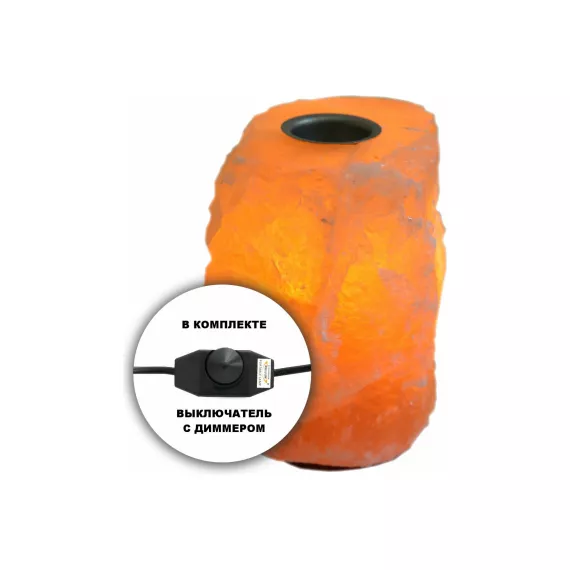 Соляная лампа STAY GOLD Арома 3-4 кг с диммером SG-3-4-А-Д, изображение 2