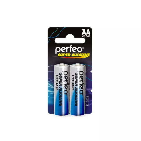 Алкалиновые батарейки Perfeo LR6 2 шт., на mini блистере 30008803, изображение 2