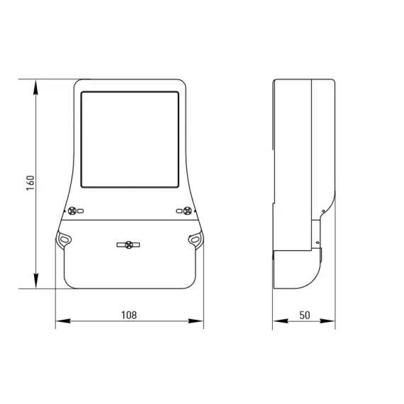 Счетчик электрической энергии EKF СКАТ 102Э/1-10 Ш П PROxima SQ10201, изображение 2