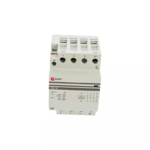 Модульный контактор EKF КМ 16А 3NО+NC PROxima SQkm-3-16-31, изображение 2