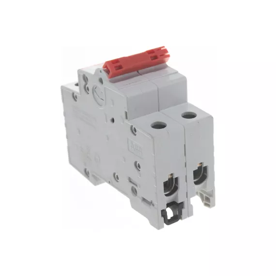 Рубильник ABB 2 полюса SHD202/50 рычаг красный 2CDD272111R0050, изображение 2