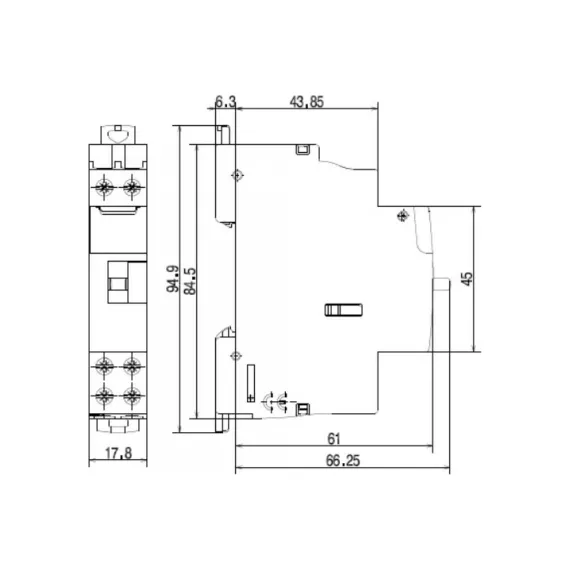 Контактор Legrand CX3 - 2П - 250 В - с катушкой 230 В - 16 A - 1 Н.О+1 Н.З. - 1 модуль 412521, изображение 2