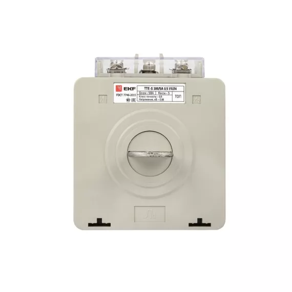 Трансформатор тока EKF ТТЕ-A-300/5А с клеммой напряжения класс точности 0,5 PROxima tte-S-300, изображение 2