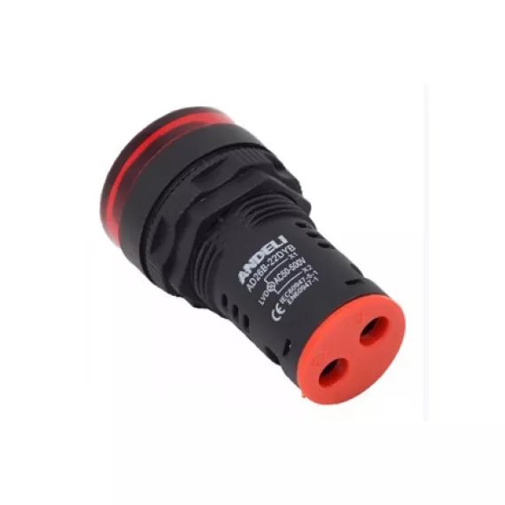 Лампа ANDELI AD26B-22DYB AC220V red ADL21-003, изображение 2