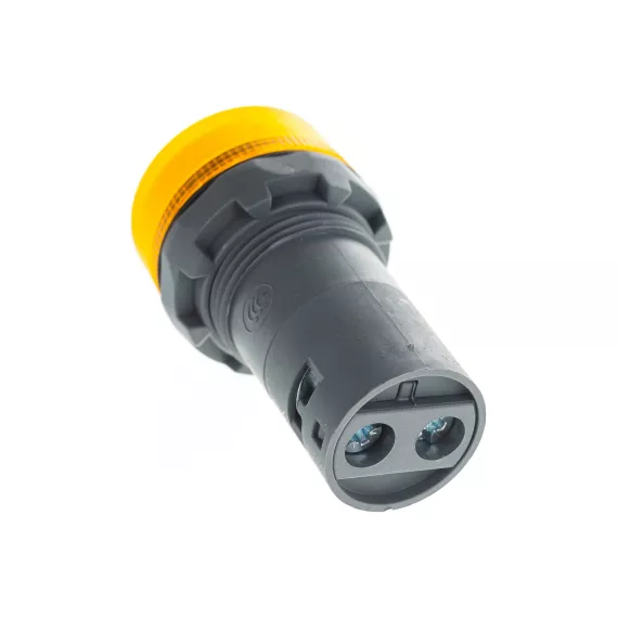 Лампа ABB CL2-523Y желтая со встроенным светодиодом 230В AC 1SFA619403R5233, изображение 2