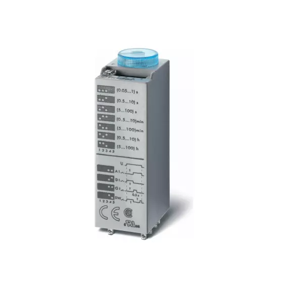 Миниатюрное съемное реле времени Finder функц: Ai, Di, gi, sW, 4 CO конт. 7а, 2, 850482400000PAS
