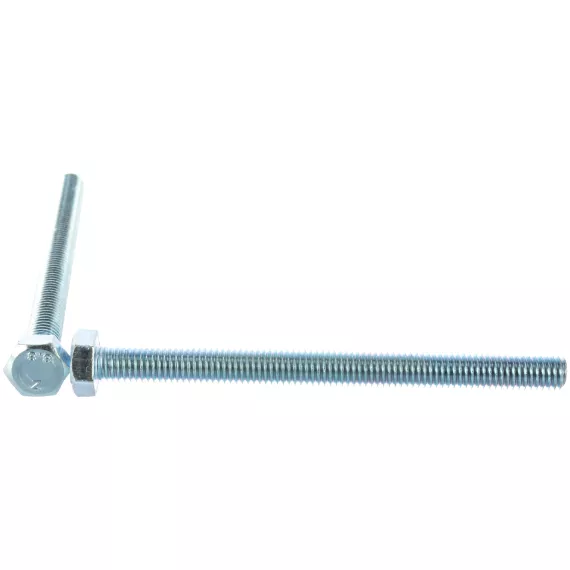 Болт Tech-Krep DIN933 с шестигранной головкой, оцинкованный М8х100 2 шт - пакет 103924
